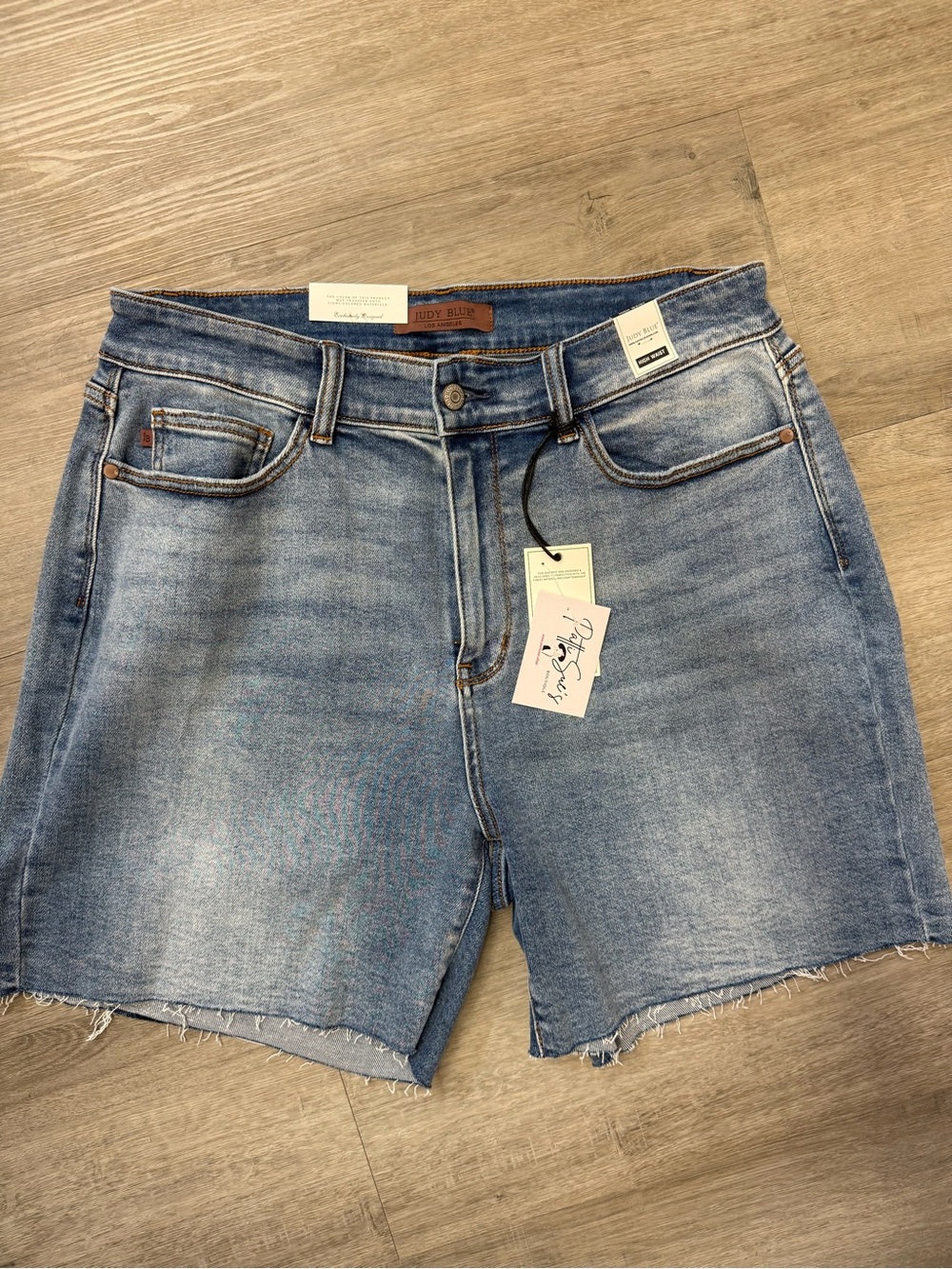 Judy Blue High Rise Cutoff Plus Shorts Style 15276